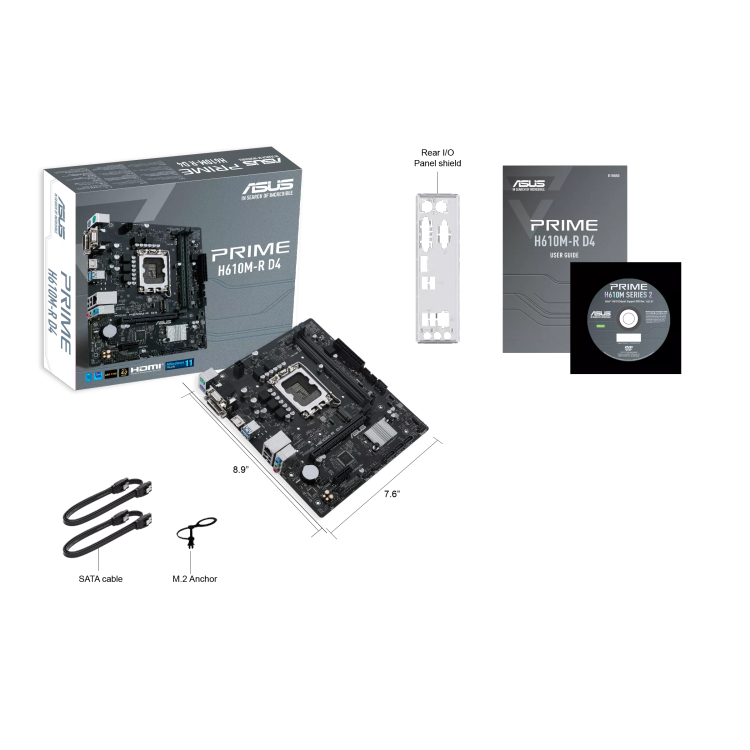 مادربرد ایسوس مدل Prime H610M-R D4