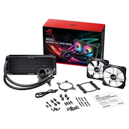 خنک کننده مایع پردازنده ایسوسAsus ROG Strix lc 240 RGB
