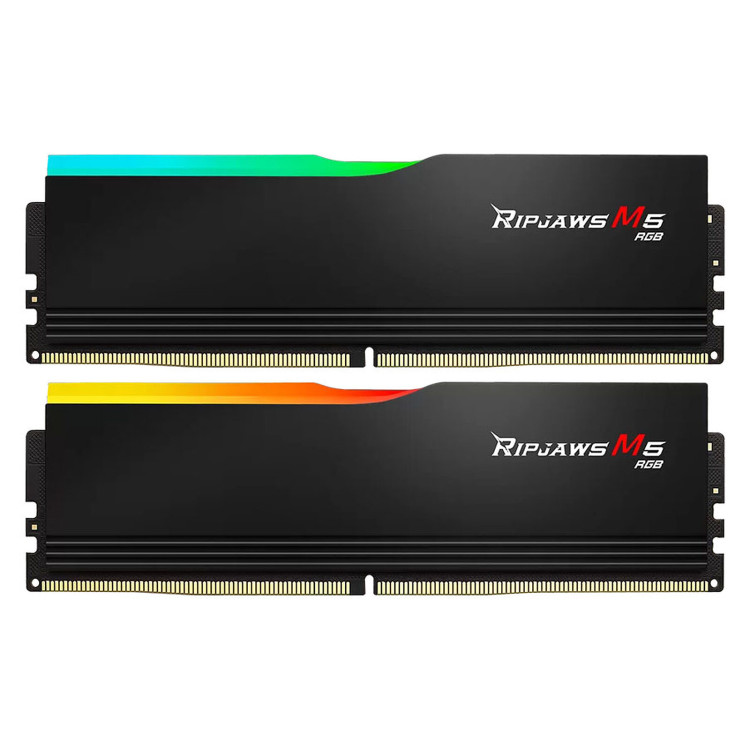 رم کامپیوتر جی اسکیل مدل G.Skill Ripjaws M5 RGB 32GB Dual 6000MHz CL36 - Black