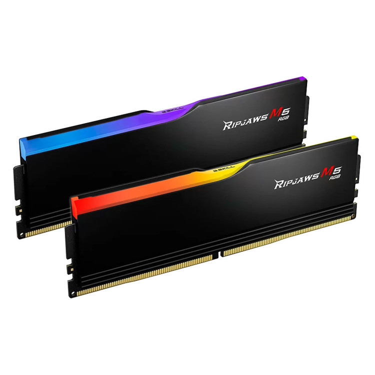 رم کامپیوتر جی اسکیل مدل G.Skill Ripjaws M5 RGB 32GB Dual 6000MHz CL36 - Black