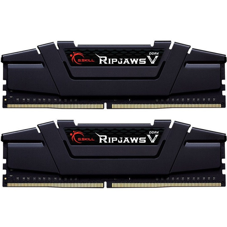 رم کامپیوتر جی اسکیل دو کاناله Ripjaws V فرکانس 3200 مگاهرتز DDR4 تایمینگ CL16 حافظه 16 گیگابایت