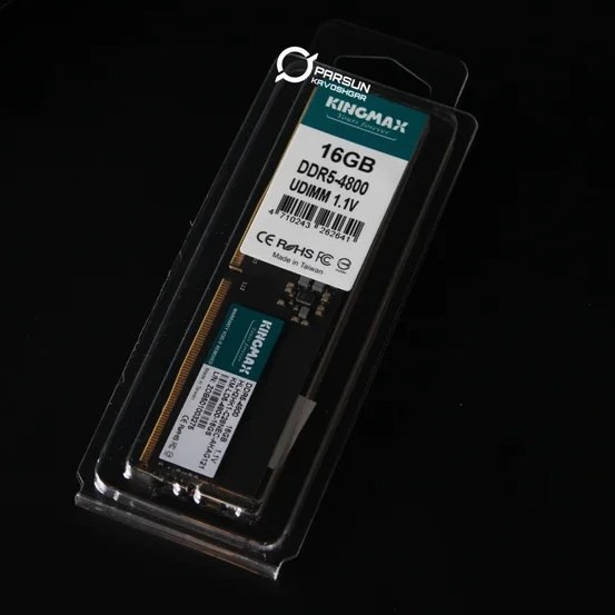 رم کینگ مکس مدل KM-LD5 ظرفیت ۱۶ گیگابایت DDR5 تک کاناله ۴۸۰۰ مگاهرتز