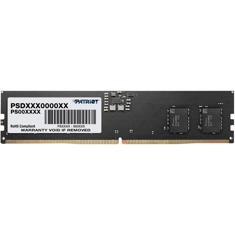رم دسکتاپ DDR5 تک کاناله 5200 مگاهرتز PATRIOT ظرفیت 16 گیگابایت CL42