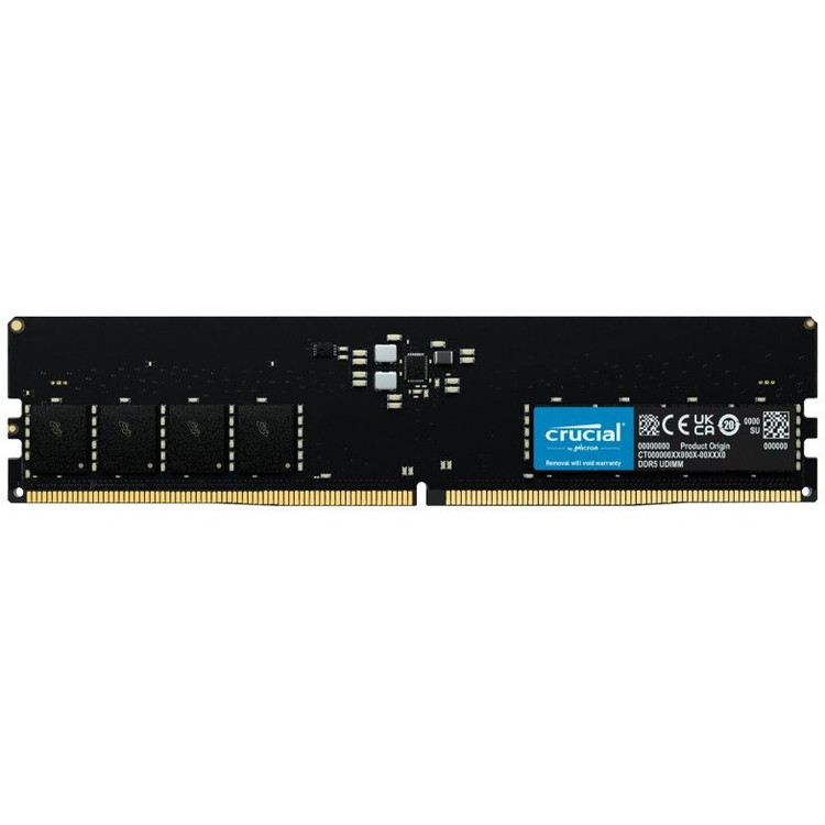 رم کامپیوتر کروشیال تک کاناله CT32 فرکانس 5600 مگاهرتز DDR5 تایمینگ CL46 حافظه 32 گیگابایت