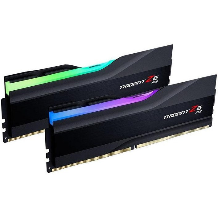 رم کامپیوتر جی اسکیل دو کاناله Trident Z5 RGB فرکانس 6000 مگاهرتز DDR5 تایمینگ CL32 حافظه 64 گیگابایت