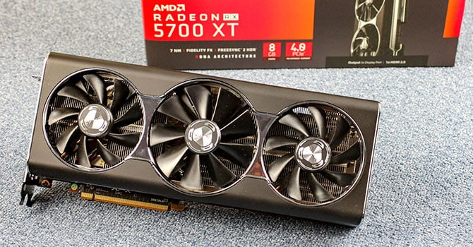 کارت گرافیک استوک RX 5700Xt Xfx 3Fan 8GB