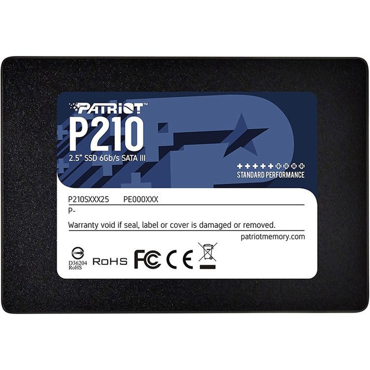 حافظه اس اس دی اینترنال پتریوت P210 ظرفیت 256 گیگابایت