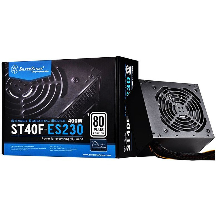 منبع تغذیه کامپیوتر سیلور استون مدل ST40F ES230 توان 400 وات