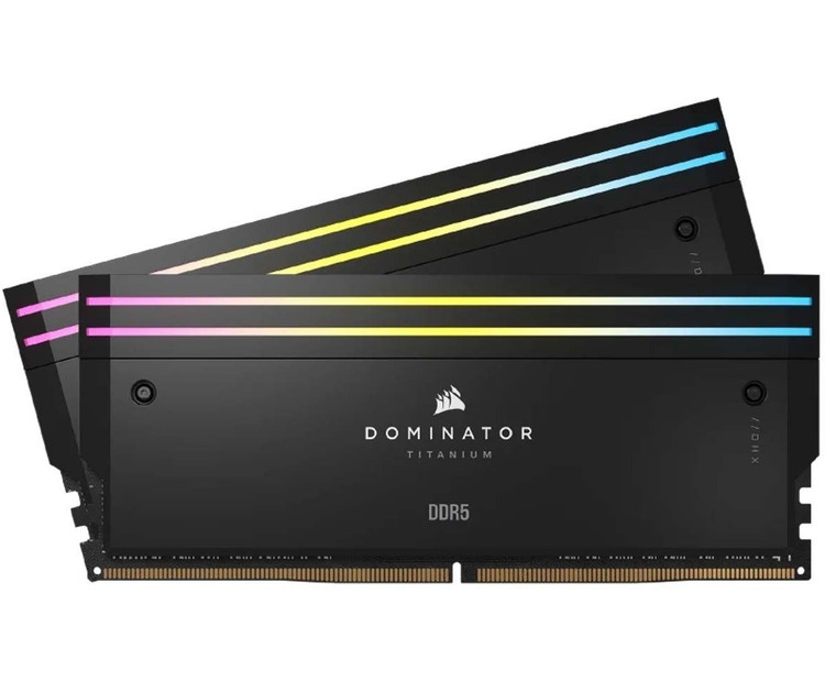 رم کامپیوتر DDR5 کورسیر 6600 مگاهرتز مدل DOMINATOR TITANIUM RGB ظرفیت 64 گیگابایت