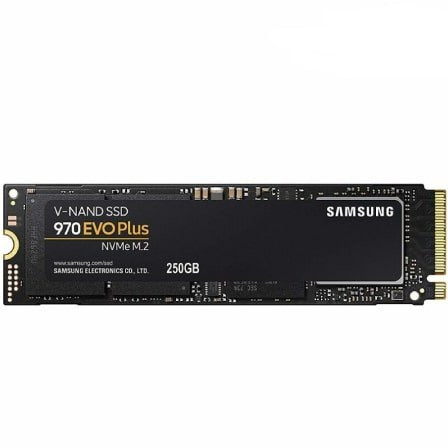 حافظه اس اس دی اینترنال سامسونگ مدل 970EVO Plus M.2 2280 NVMe ظرفیت 250 گیگابایت