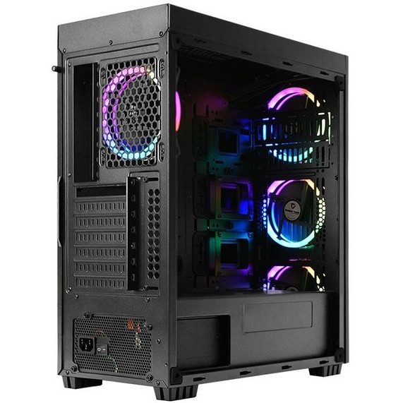 کیس کامپیوتر مستر تک Apachi RGB Mid Tower مشکی