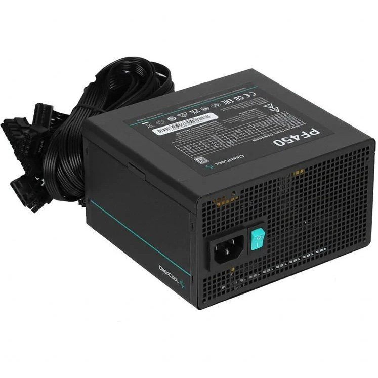 منبع تغذیه کامپیوتر دیپ کول مدل PF450 80 Plus White توان 450 وات