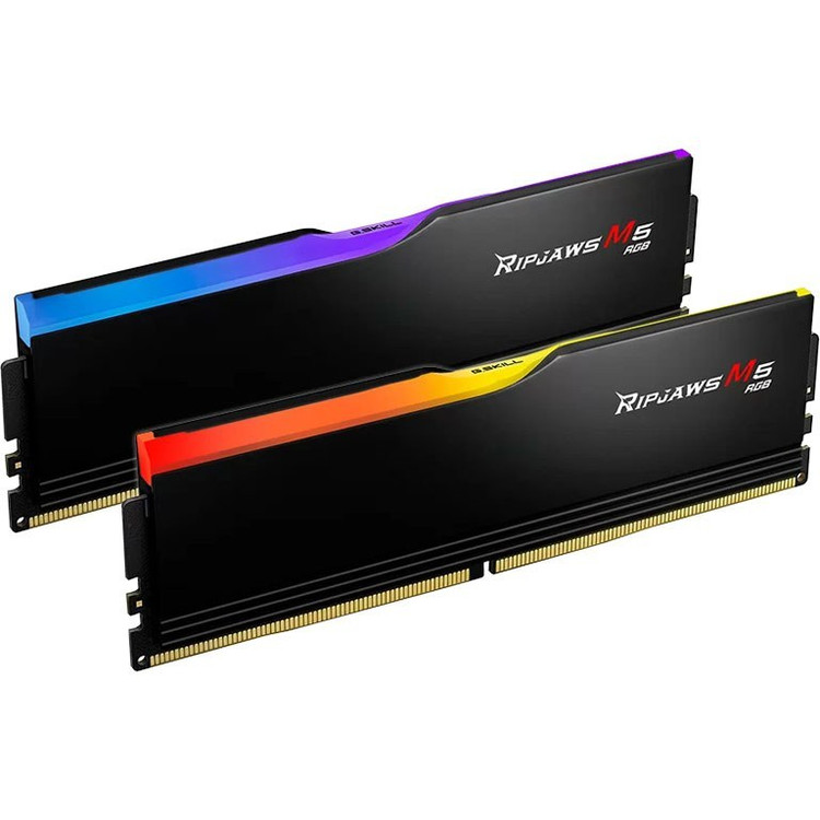 رم کامپیوتر جی اسکیل دو کاناله مدل Ripjaws M5 RGB فرکانس 6400 مگاهرتز DDR5 تایمینگ CL36 حافظه 32 گیگابایت