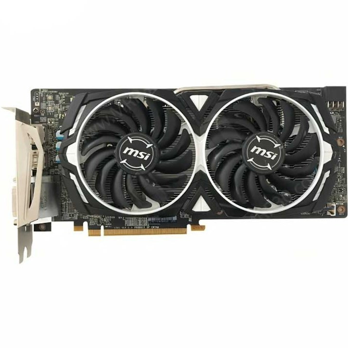 MSI Radeon RX 580 OC Armor 8GB Graphics Card Used