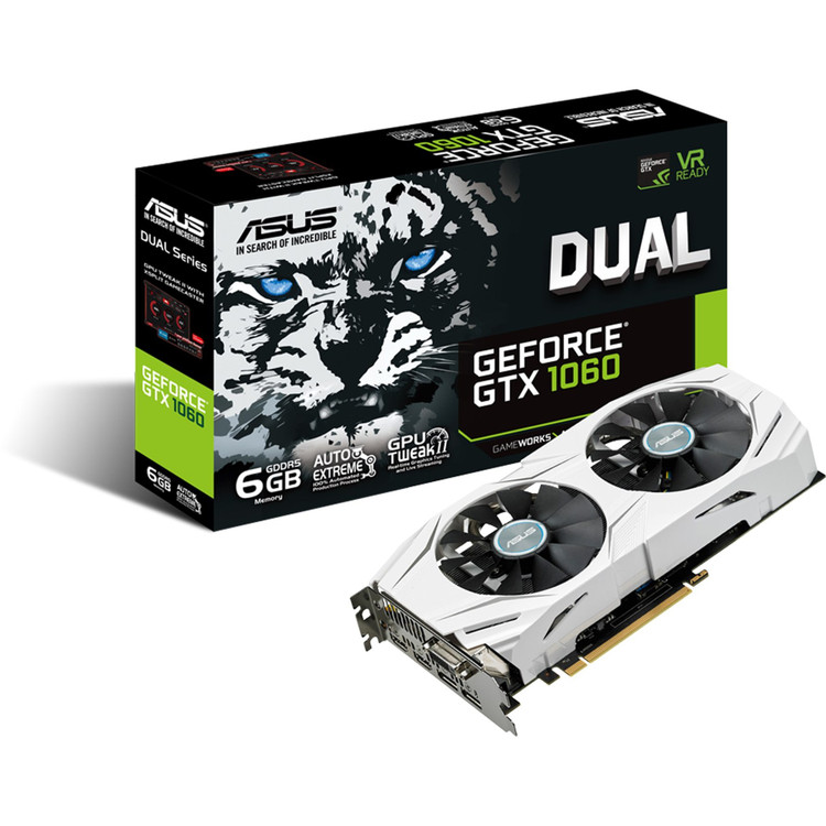 کارت گرافیک درحد نو ASUS DUAL GTX 1060 6GB