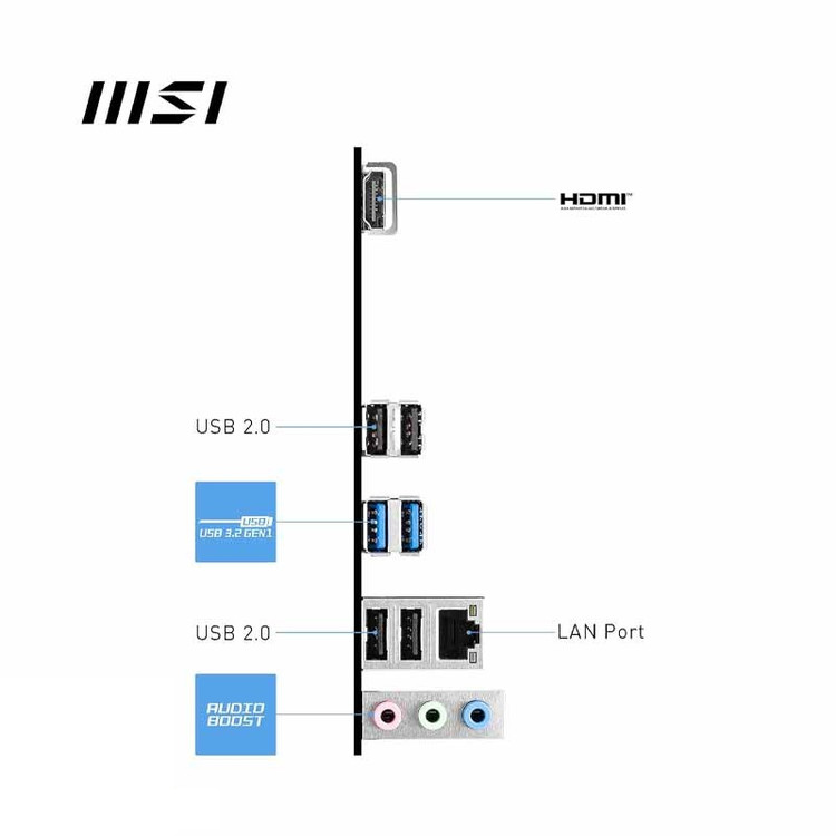 MainBoard MSI PRO H610M-S WIFI DDR4