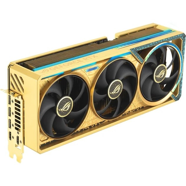 کارت گرافیک ایسوس مدل ROG Astral RTX 5090 OC Dhahab حافظه 32 گیگابایت