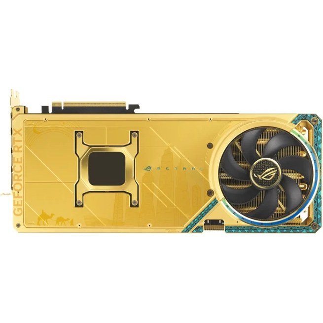 کارت گرافیک ایسوس مدل ROG Astral RTX 5090 OC Dhahab حافظه 32 گیگابایت
