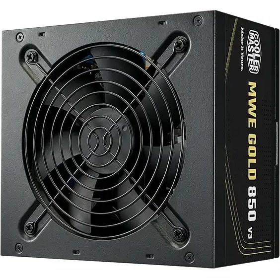 منبع تغذیه کامپیوتر کولر مستر مدل MWE 850 Gold V3 80 Plus Gold توان ۸۵۰ وات