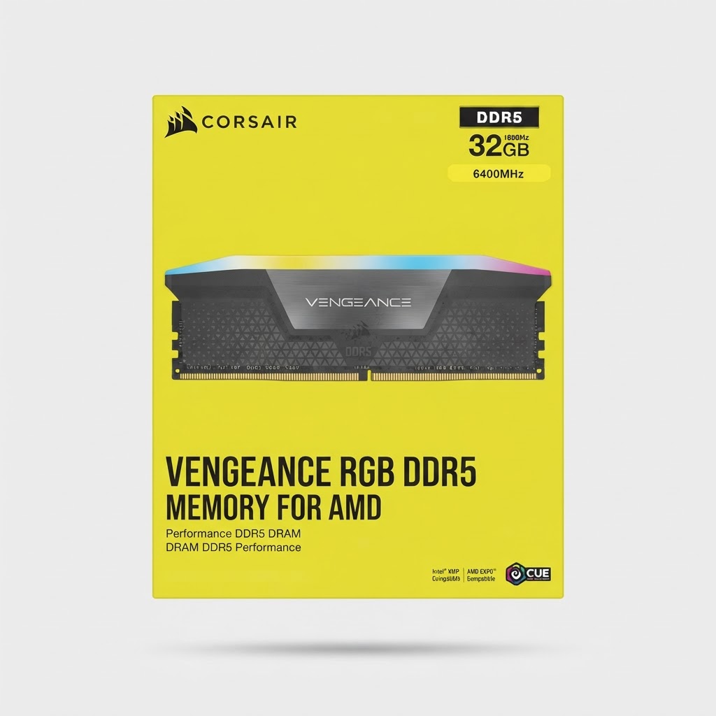 RAM 32G dual ddr5 6400 CL32 vengence pro RGB corsair
