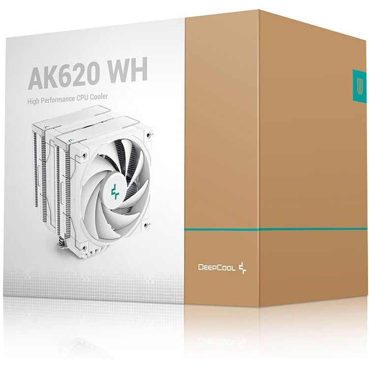 خنک کننده پردازنده دیپ کول مدل AK620 DIGITAL WH